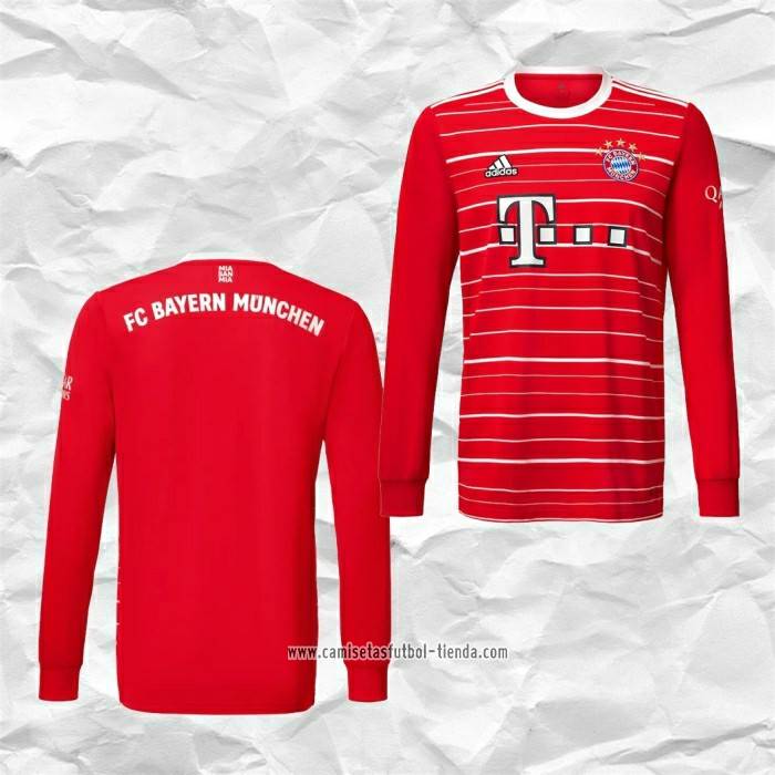 Camiseta Primera Bayern Munich 2022 2023 Manga Larga